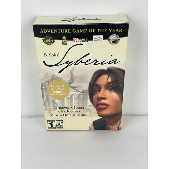 B. Sokal Syberia CD-ROM The Adventure Company Microids PC Game Complete - Picture 2 of 2